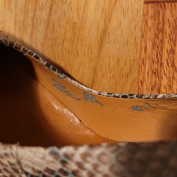 Schutz snake print block heel pumps - Picture 7 of 11